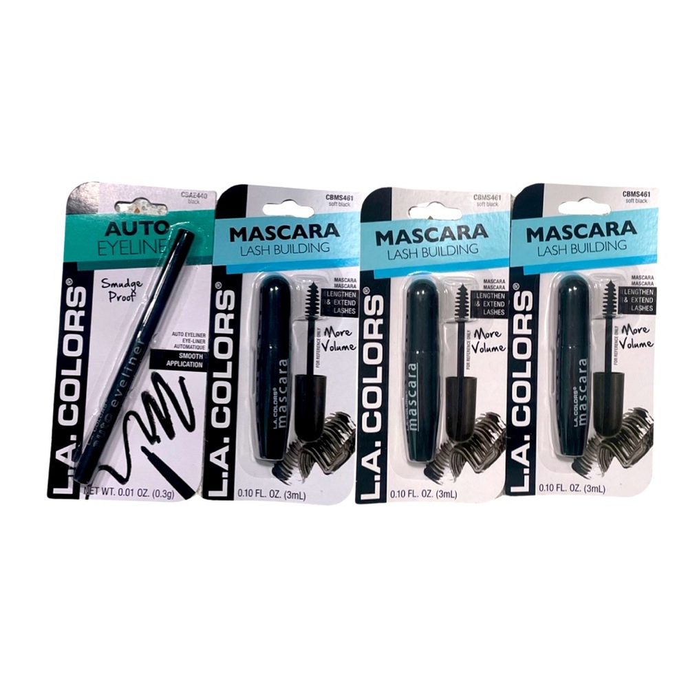NEW Mascara and Eyeliner / Eye makeup bundle - 3 mascara, 1 eyeliner (black)